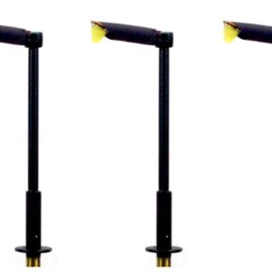 N Gauge Modern Small Straight Arm Street and Station Lamp