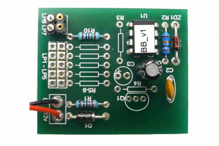 12v D.C. Belisha Beacon or Zebra Crossing Controller PCB