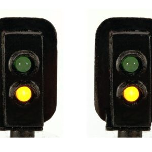 0 Gauge Model Railway Head Only Two Aspect Colour Light Signal